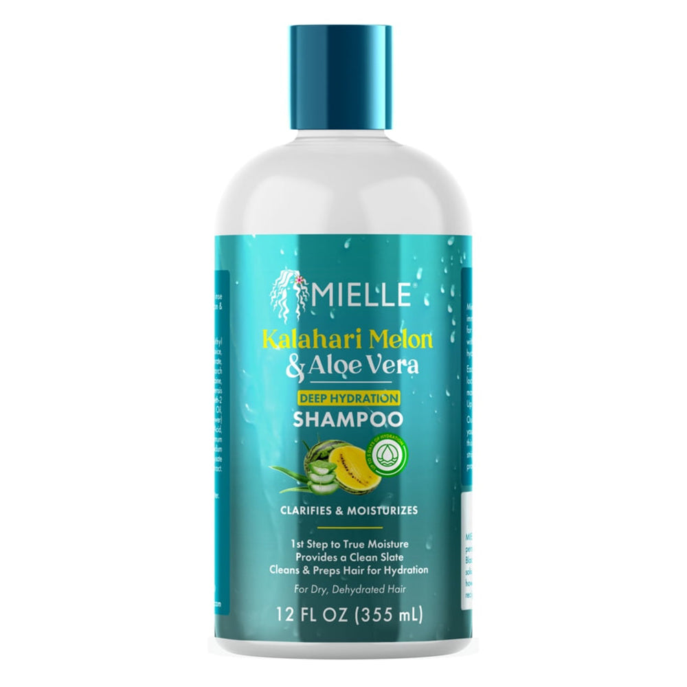 Mielle Kalahari Melon and Aloe Vera Deep Hydration Hair Shampoo 12Oz (355ml)